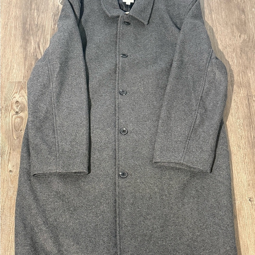 GAP Charcoal Trench Coat for Men